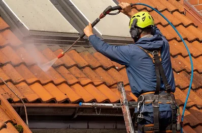 Démoussage et hydrofuge de toiture à Clamensane